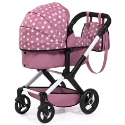 Flat River Group Bayer Design Xeo Pram Playset for Dolls - Pink, White, Stars* Stuffed Animals & Plush Toys