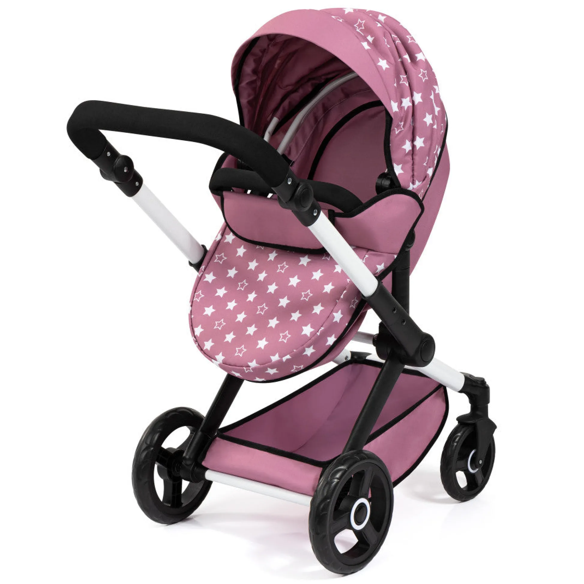 Flat River Group Bayer Design Xeo Pram Playset for Dolls - Pink, White, Stars* Stuffed Animals & Plush Toys