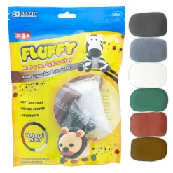 Educators Resource BAZIC Natural Earth Tones Air Dry Modeling Clay Set - 0.5 oz, 24 Packs* Clay, Dough & Sand Art