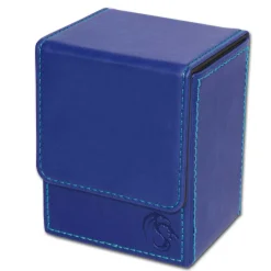 Flat River Group BCW Padded Leatherette Deck Case Blue - Archival Safe Card Storage* Trading Cards|Card Games