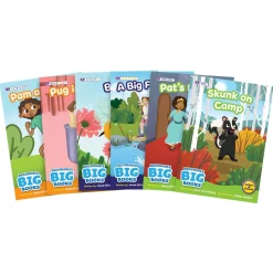 Flat River Group Beanstalk Books: Decodable Big Books Fiction Set - 6 XL Books*Kids Reading, Writing & Speech|Kids Books