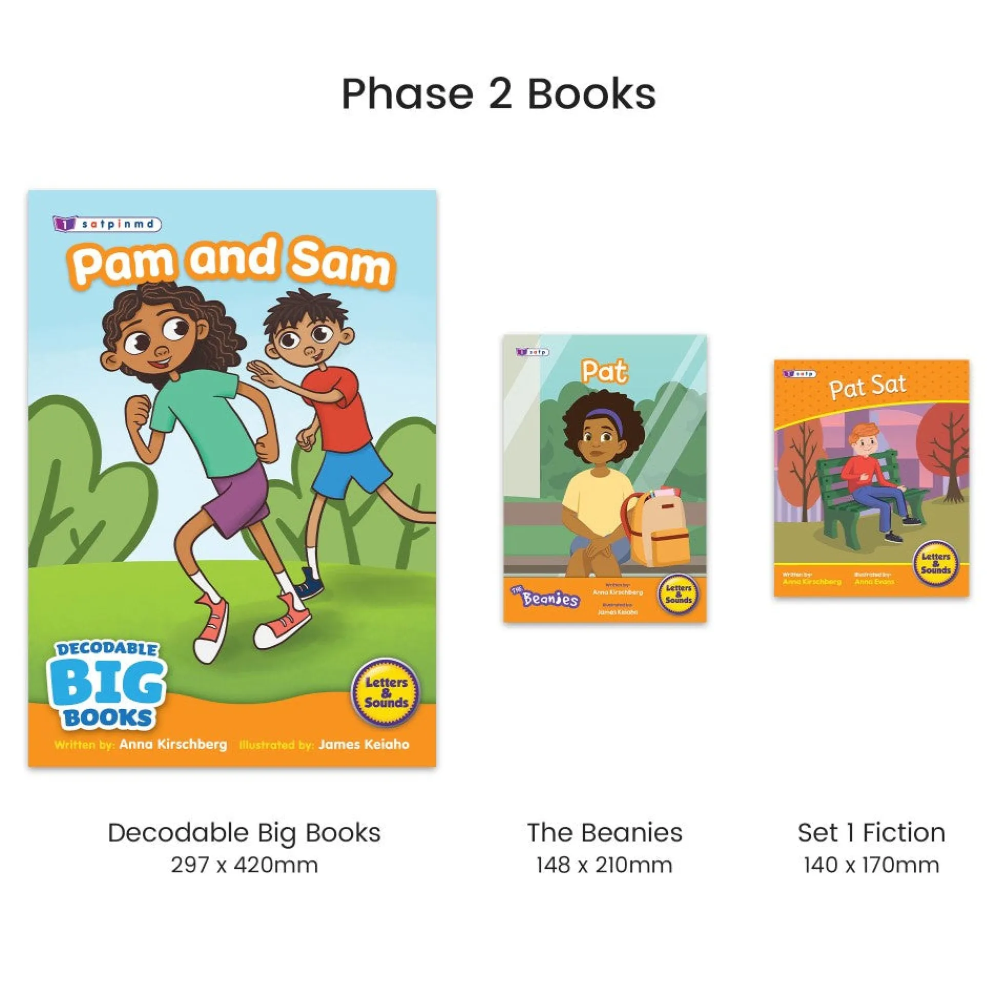 Flat River Group Beanstalk Books: Decodable Big Books Fiction Set - 6 XL Books*Kids Reading, Writing & Speech|Kids Books