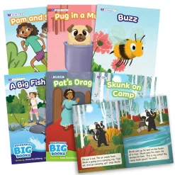 Educators Resource Beanstalk Books 6-Piece Decodable Big Books Fiction Set*Kids Reading, Writing & Speech|Kids Books