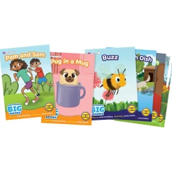 Educators Resource Beanstalk Books 6-Piece Decodable Big Books Fiction Set*Kids Reading, Writing & Speech|Kids Books