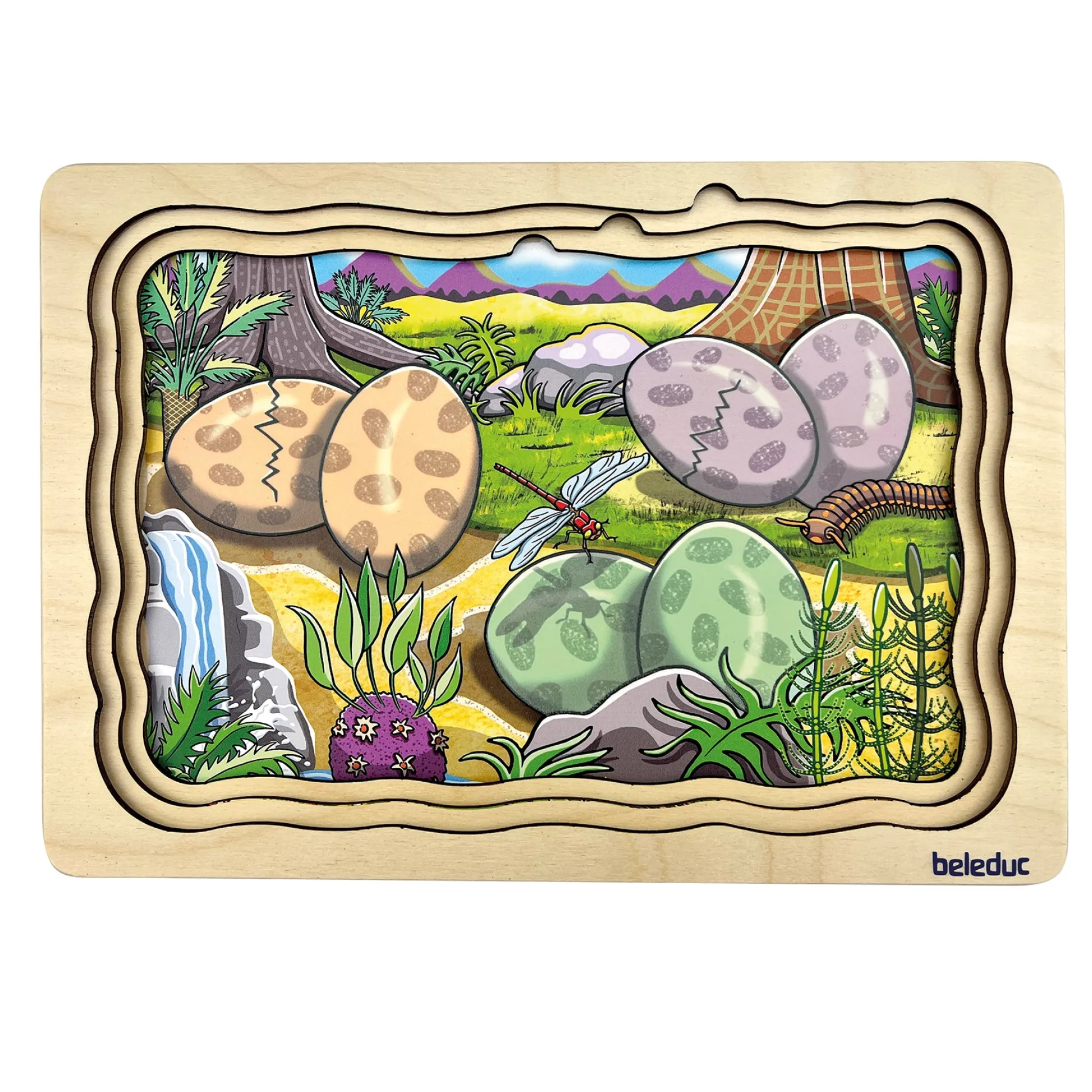 Educators Resource Beleduc Dino Layer Puzzle - Journey to Prehistoric Playtimes* Puzzles