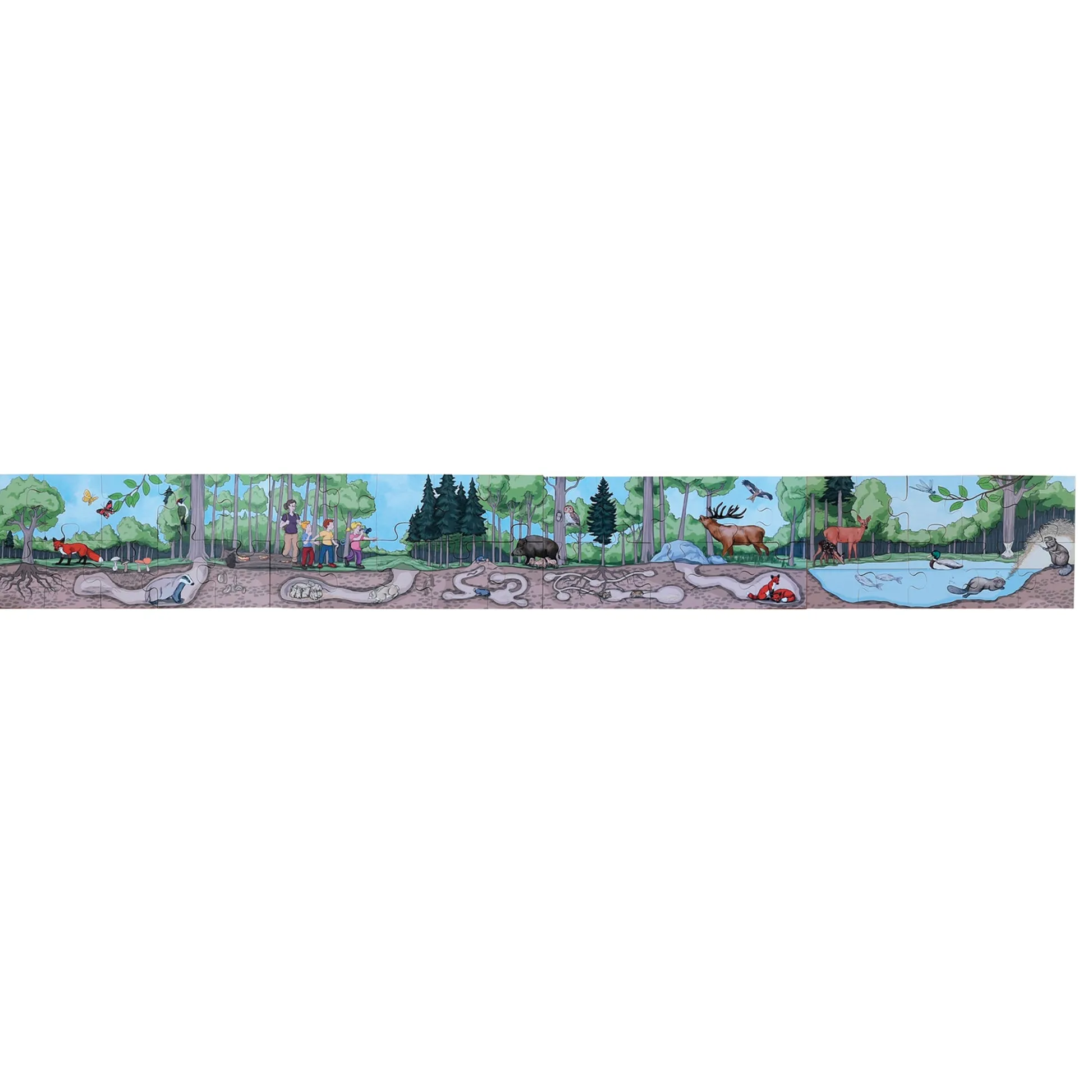 Educators Resource Beleduc Enchanted Forest 40pc Floor Puzzle - Discover the Forest* Puzzles