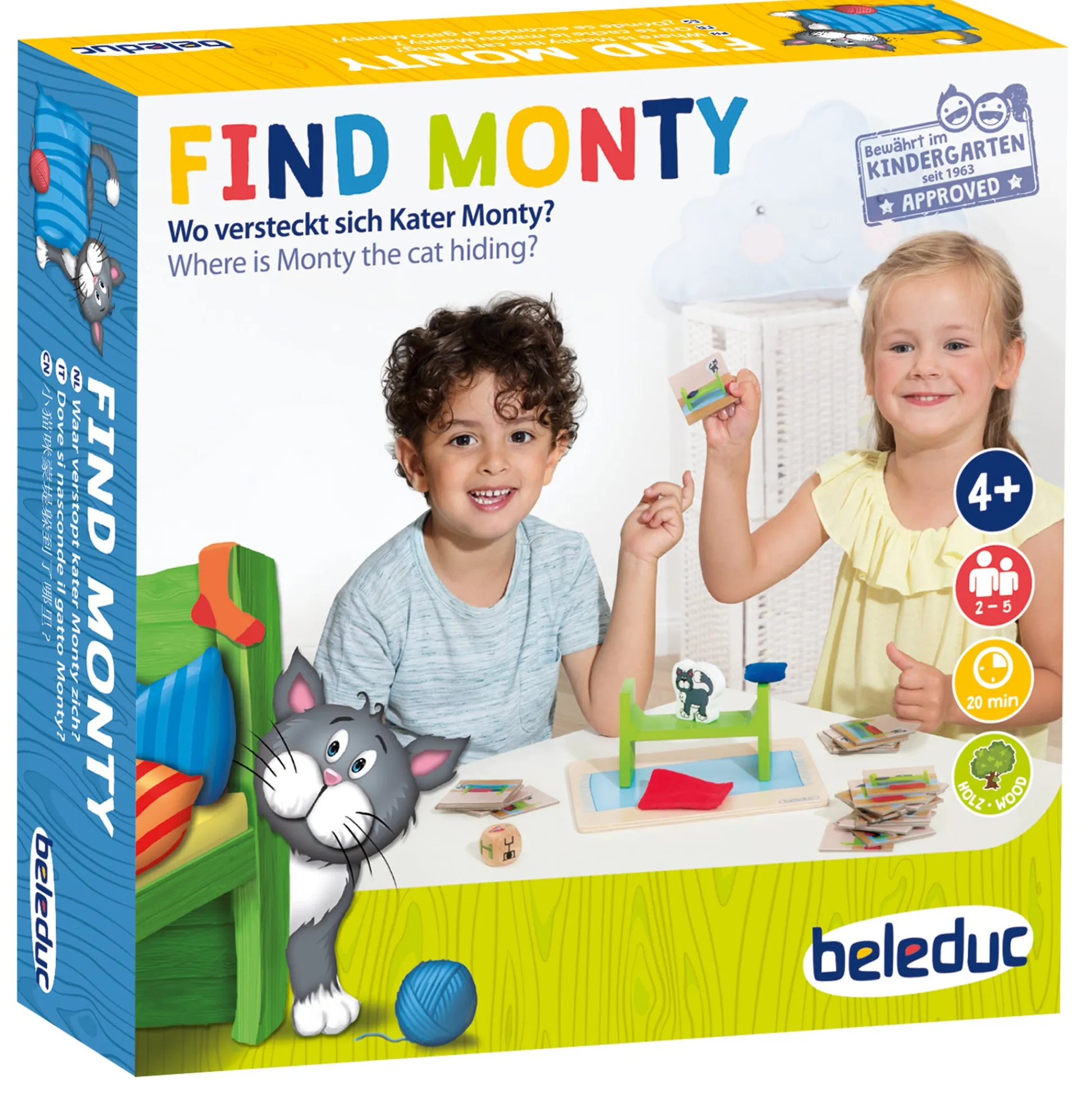 Educators Resource Beleduc Find Monty Memory Board Game* Role-Playing Games|Board Games