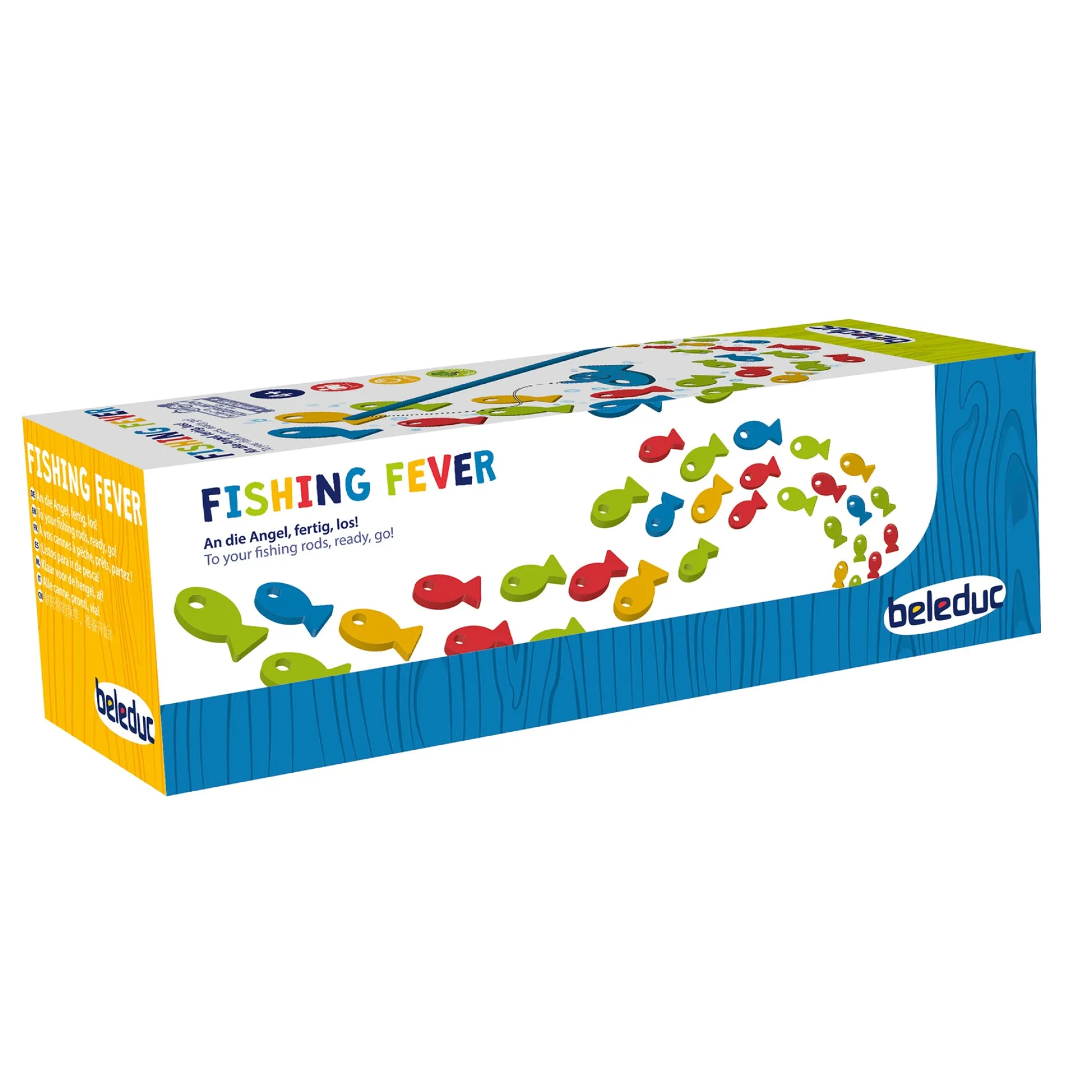Educators Resource Beleduc Fishing Fever Colorful Wooden Fishing Game* Role-Playing Games|Board Games