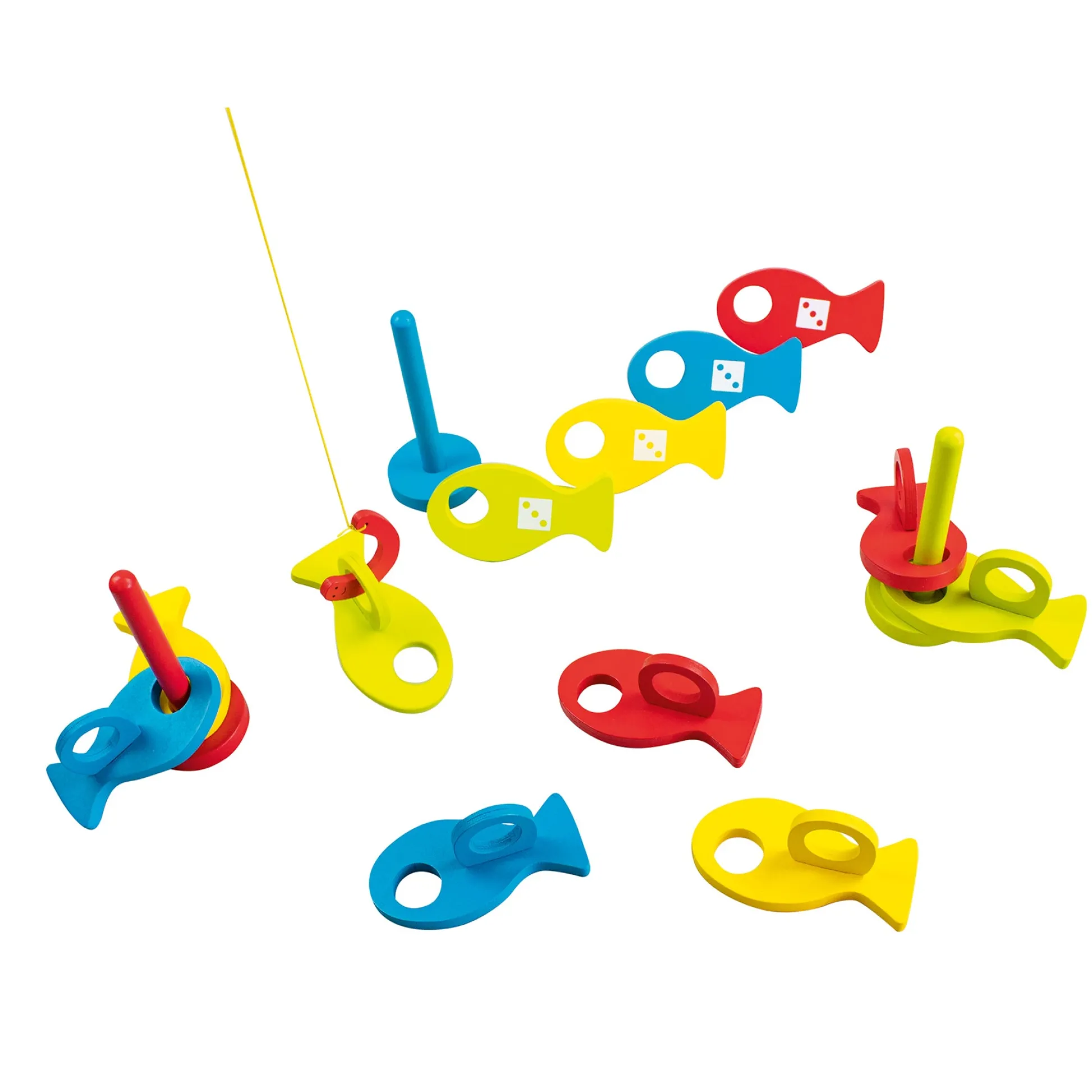 Educators Resource Beleduc Fishing Fever Colorful Wooden Fishing Game* Role-Playing Games|Board Games