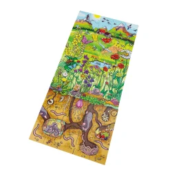 Educators Resource Beleduc Flower Meadow 45-Piece Wooden Floor Puzzle* Puzzles