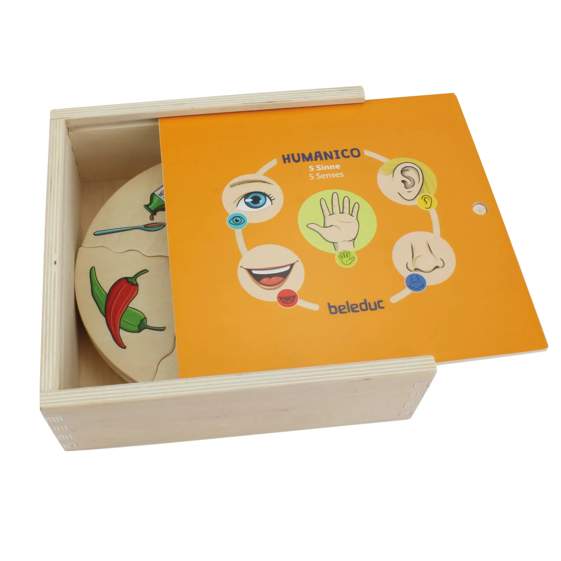 Educators Resource Beleduc Humanico 5 Senses Puzzle - Sensory Exploration Game* Puzzles