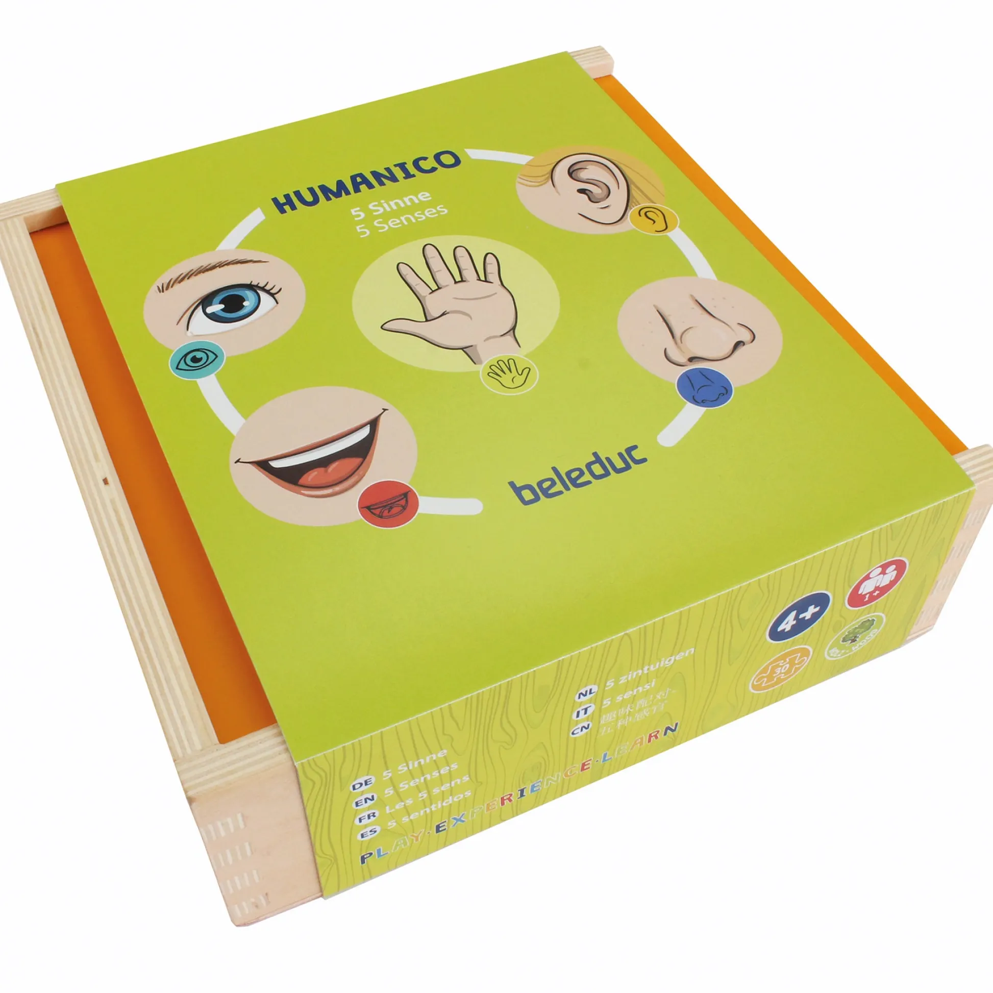 Educators Resource Beleduc Humanico 5 Senses Puzzle - Sensory Exploration Game* Puzzles