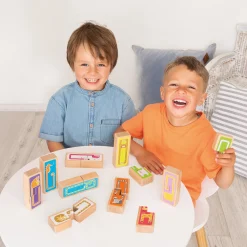 Educators Resource Beleduc Impuzzible Game - Eco-Friendly Wood Memory Challenge* Toddler & Preschool Games & Puzzles
