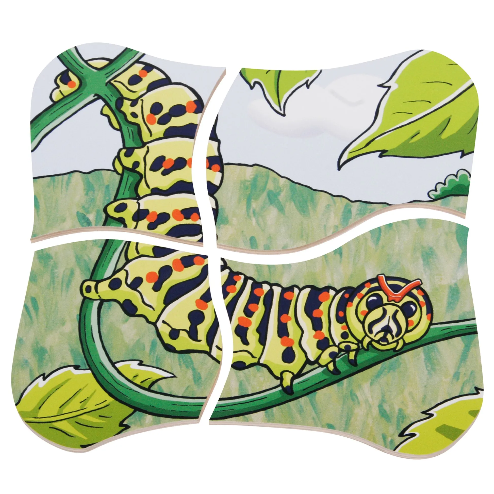Educators Resource Beleduc Layer Puzzle - Transformative Butterfly Lifecycle* Puzzles|Preschool Education Toys & Activities