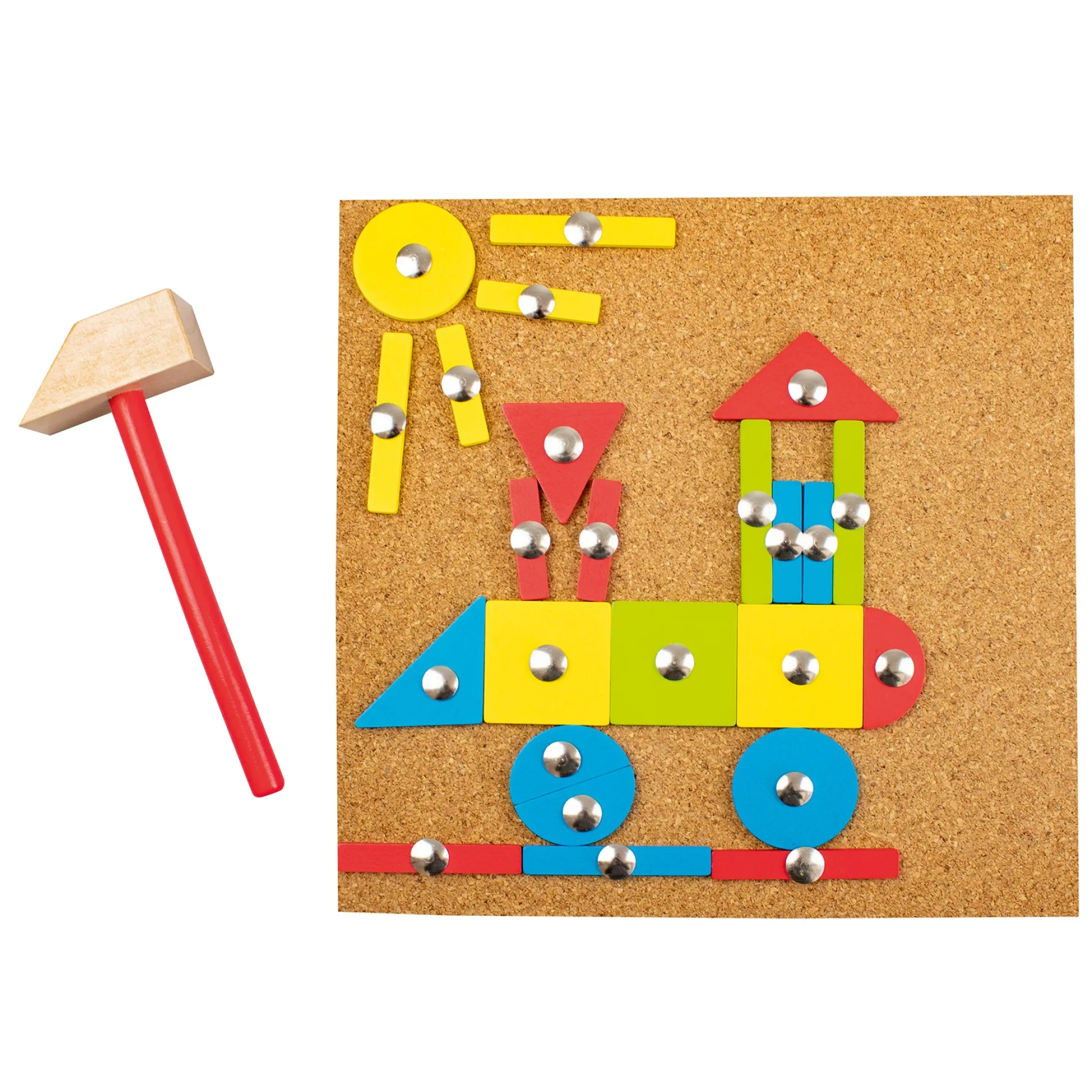 Educators Resource Beleduc Martello Game - Creative Cork Board Hammer & Nails Kit* Crafts & Activities