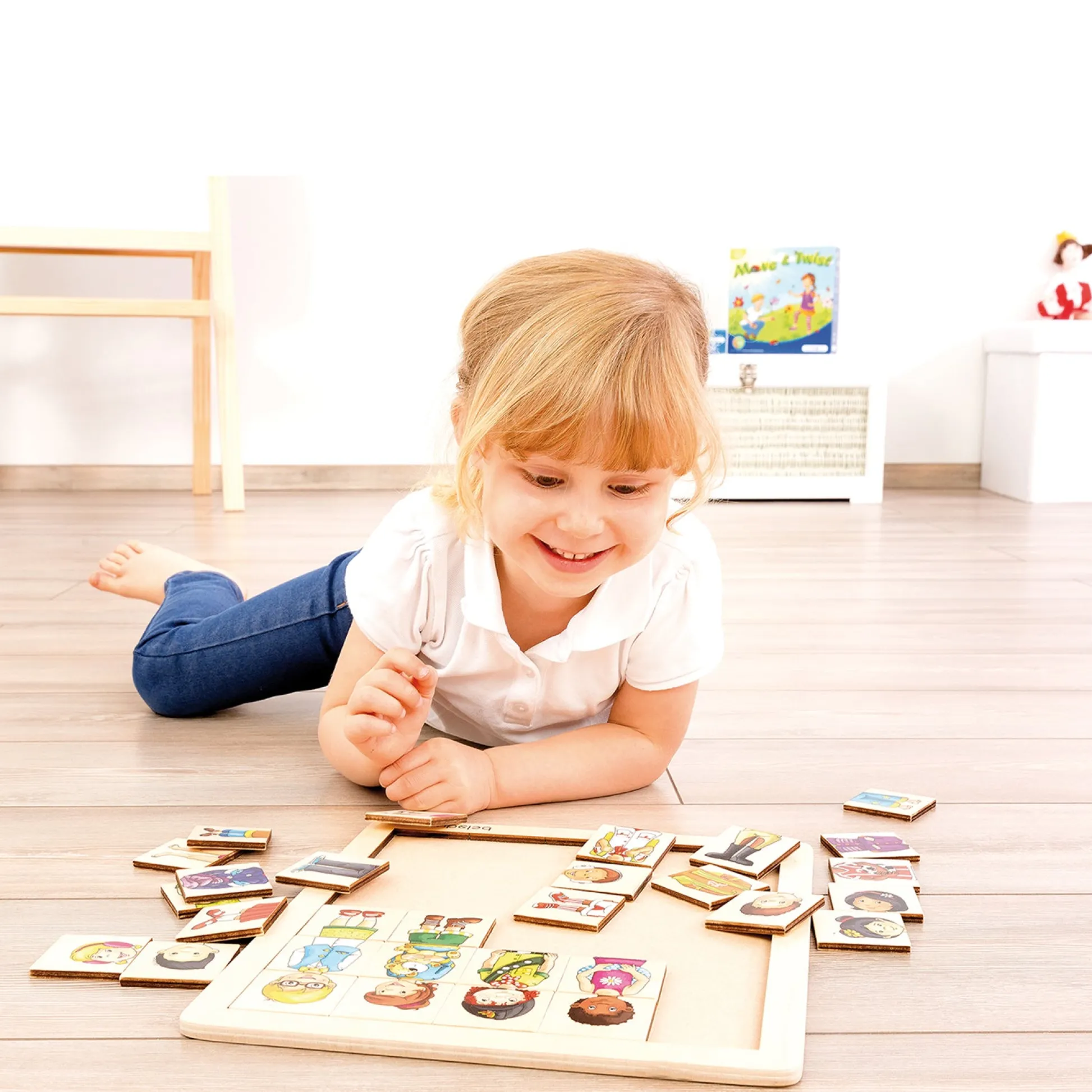 Educators Resource Beleduc Match & Mix Cultural Kids Wooden Puzzle - 30 pc* Puzzles|Social & Emotional Skills