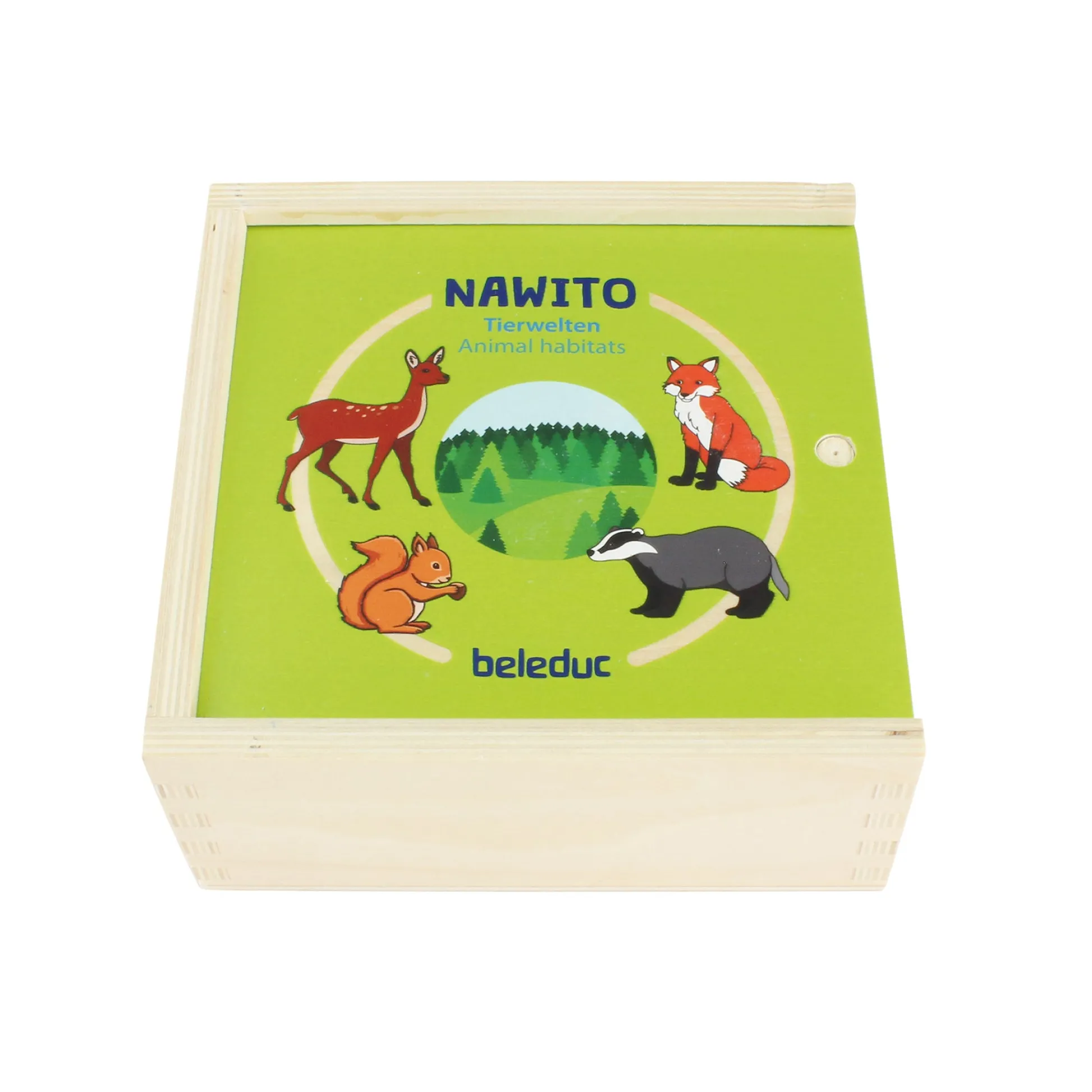 Educators Resource Beleduc Nawito Animal Habitats Educational Puzzle Set* Puzzles