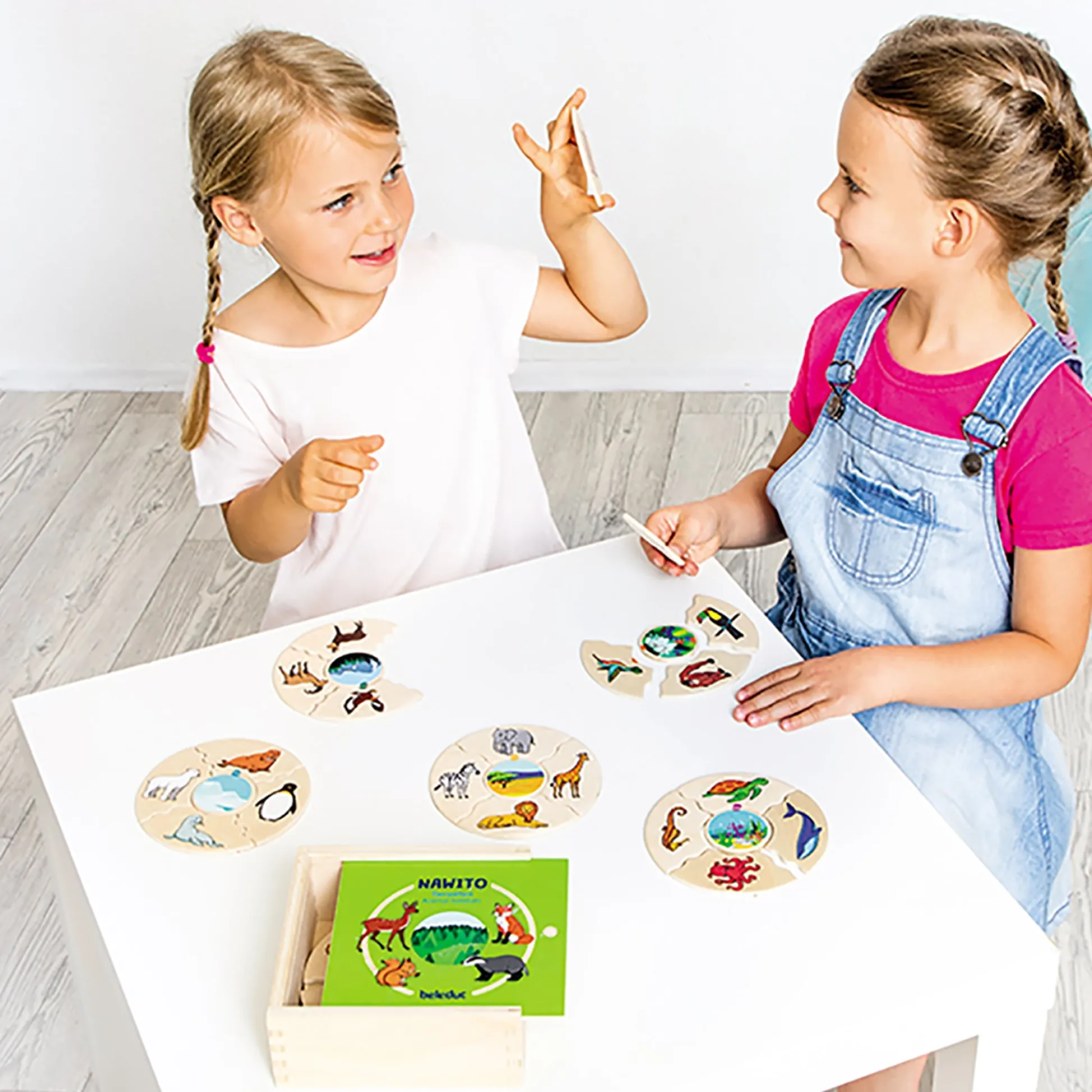 Educators Resource Beleduc Nawito Animal Habitats Educational Puzzle Set* Puzzles
