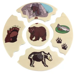 Educators Resource Beleduc Nawito Animal Kingdom Exploration Wooden Puzzle - 45 pc* Puzzles