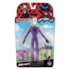 The Distribution Solutions BEND-EMS Miraculous 5-inch Flexible Action Figure - Hawk Moth* Collectible Figures & Playsets
