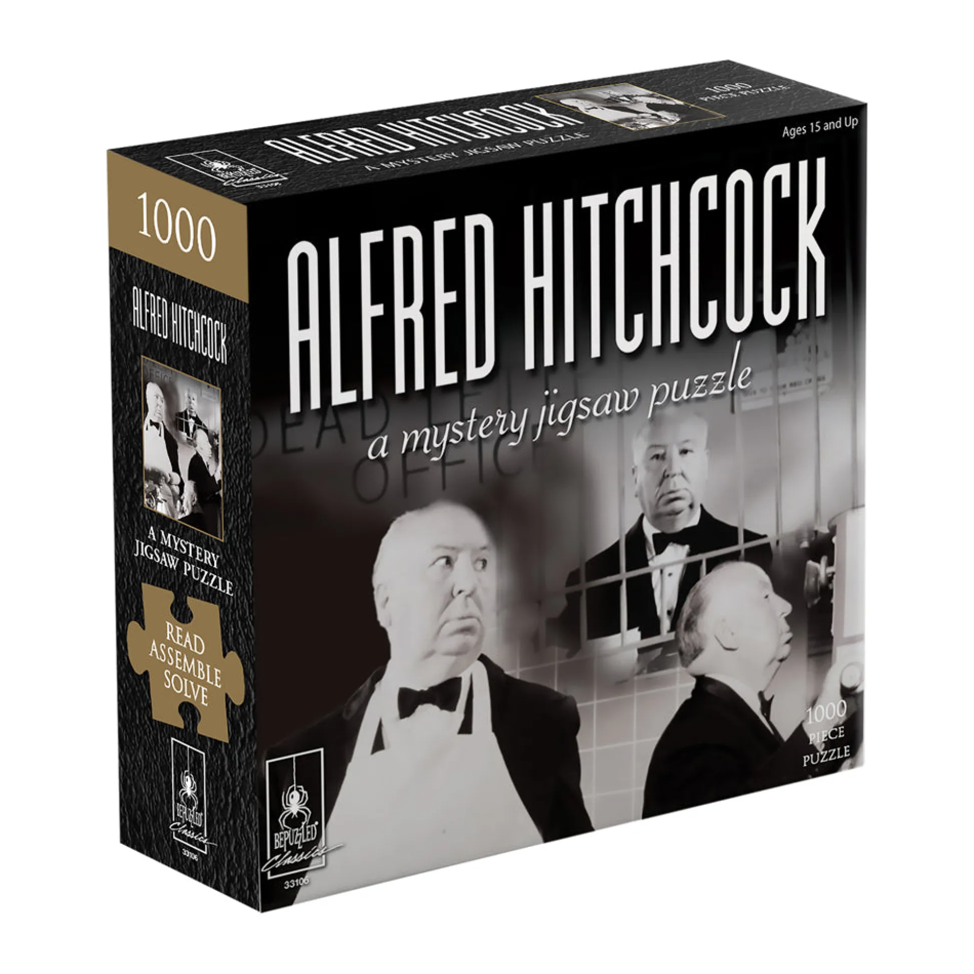 AreYouGame BePuzzled Alfred Hitchcock 'Obsession' Mystery Jigsaw Puzzle - 1000 pc* Puzzles