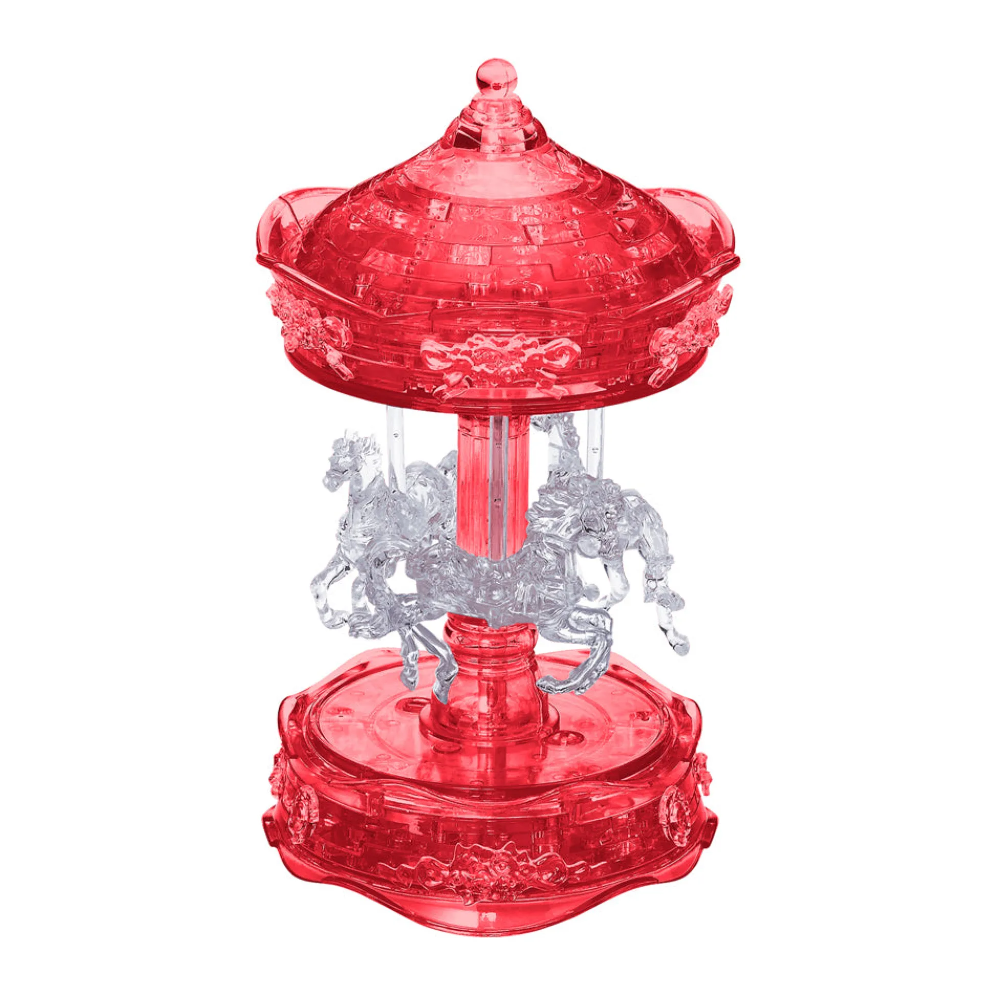 AreYouGame BePuzzled Carousel 3D Crystal Puzzle - 83 pc* Puzzles