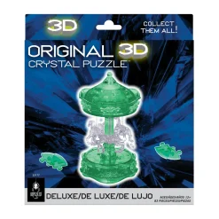 AreYouGame BePuzzled 3D Crystal Carousel Puzzle - Enchanting Green/White, 83 Pieces* Puzzles
