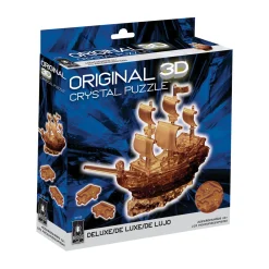 AreYouGame BePuzzled 3D Crystal Pirate Ship Puzzle - 101 pc* Puzzles