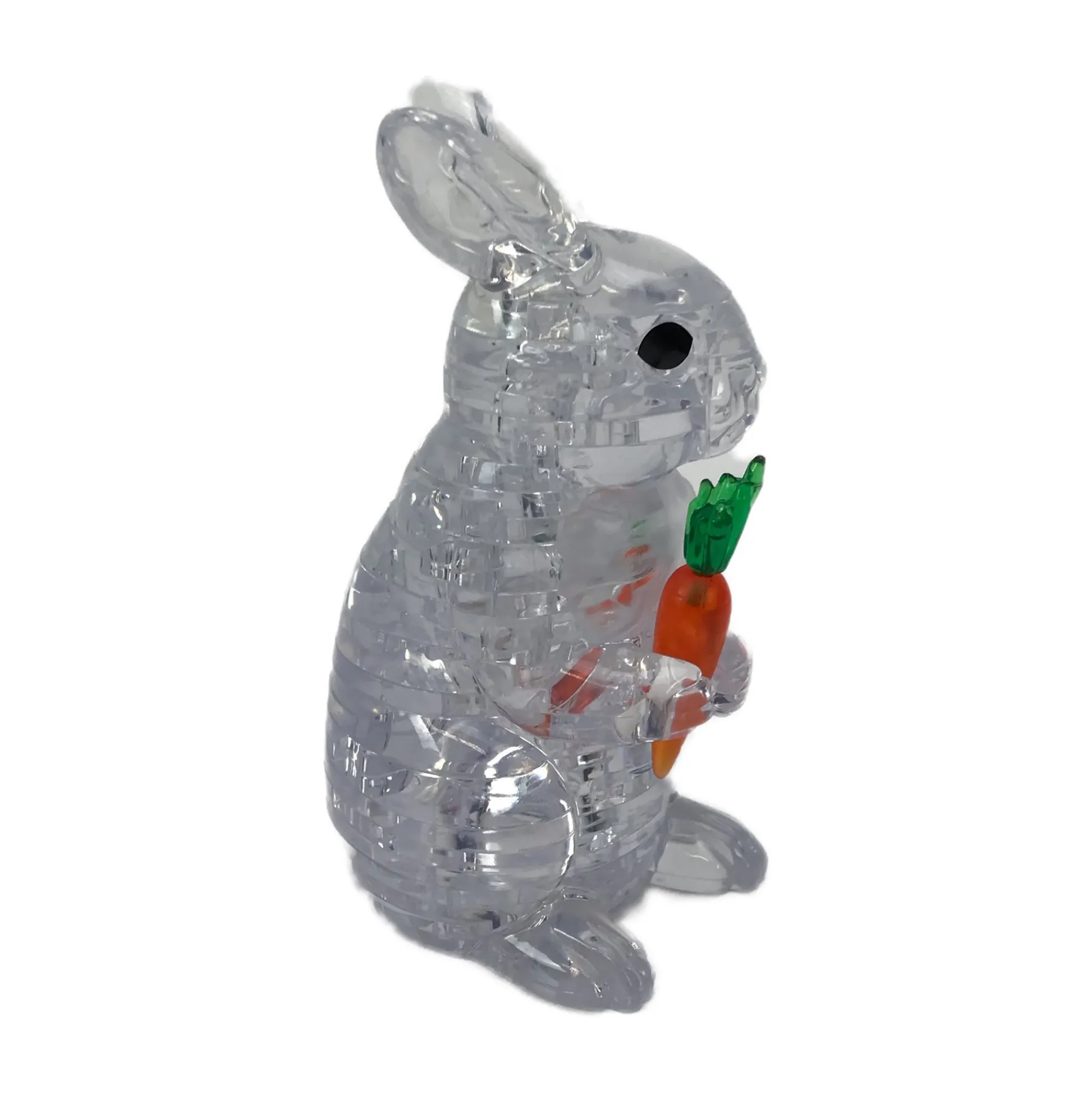 AreYouGame BePuzzled 3D Crystal Rabbit Puzzle - 43 Pieces (White)* Puzzles