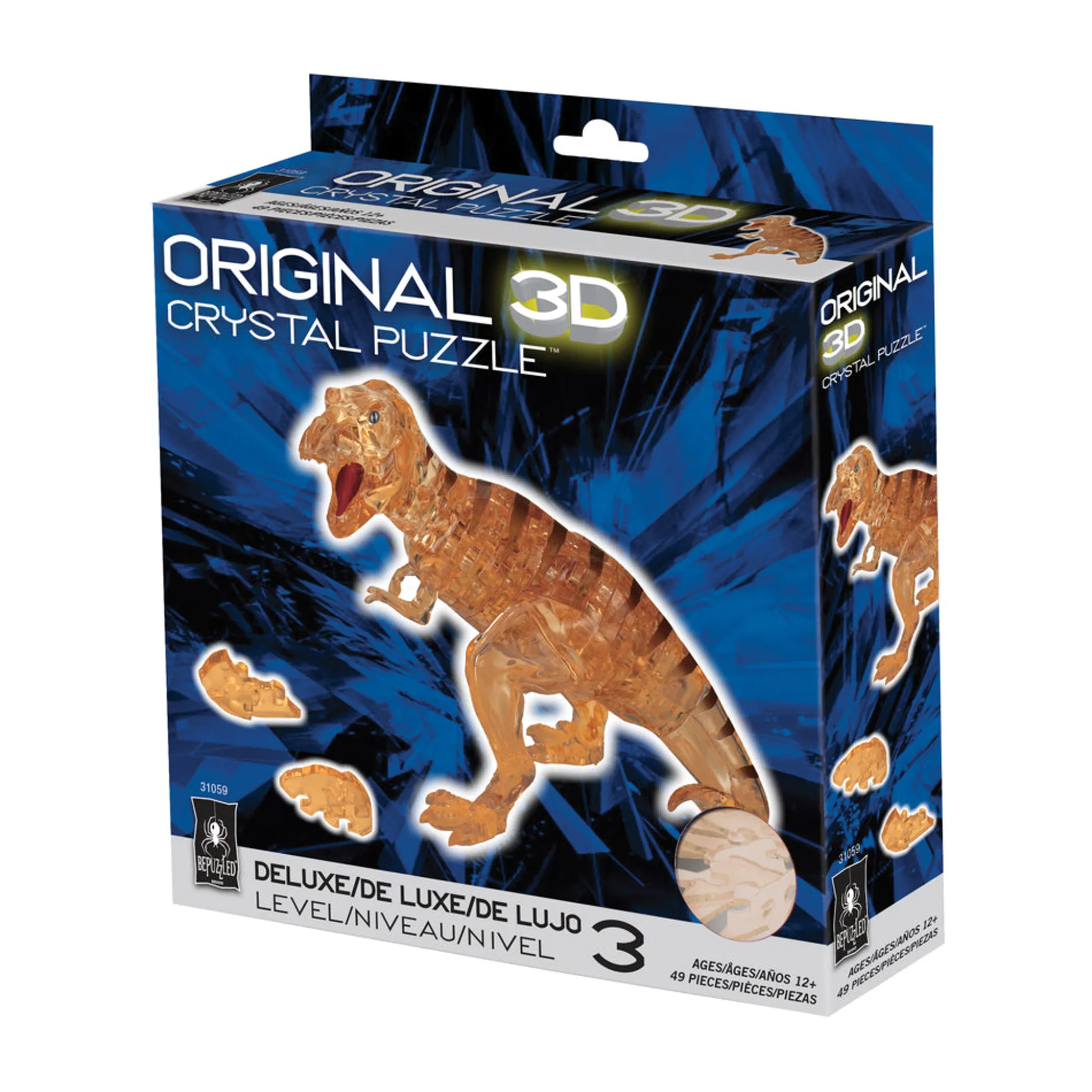 AreYouGame BePuzzled 3D Crystal T-Rex Puzzle - 49 Pieces* Puzzles