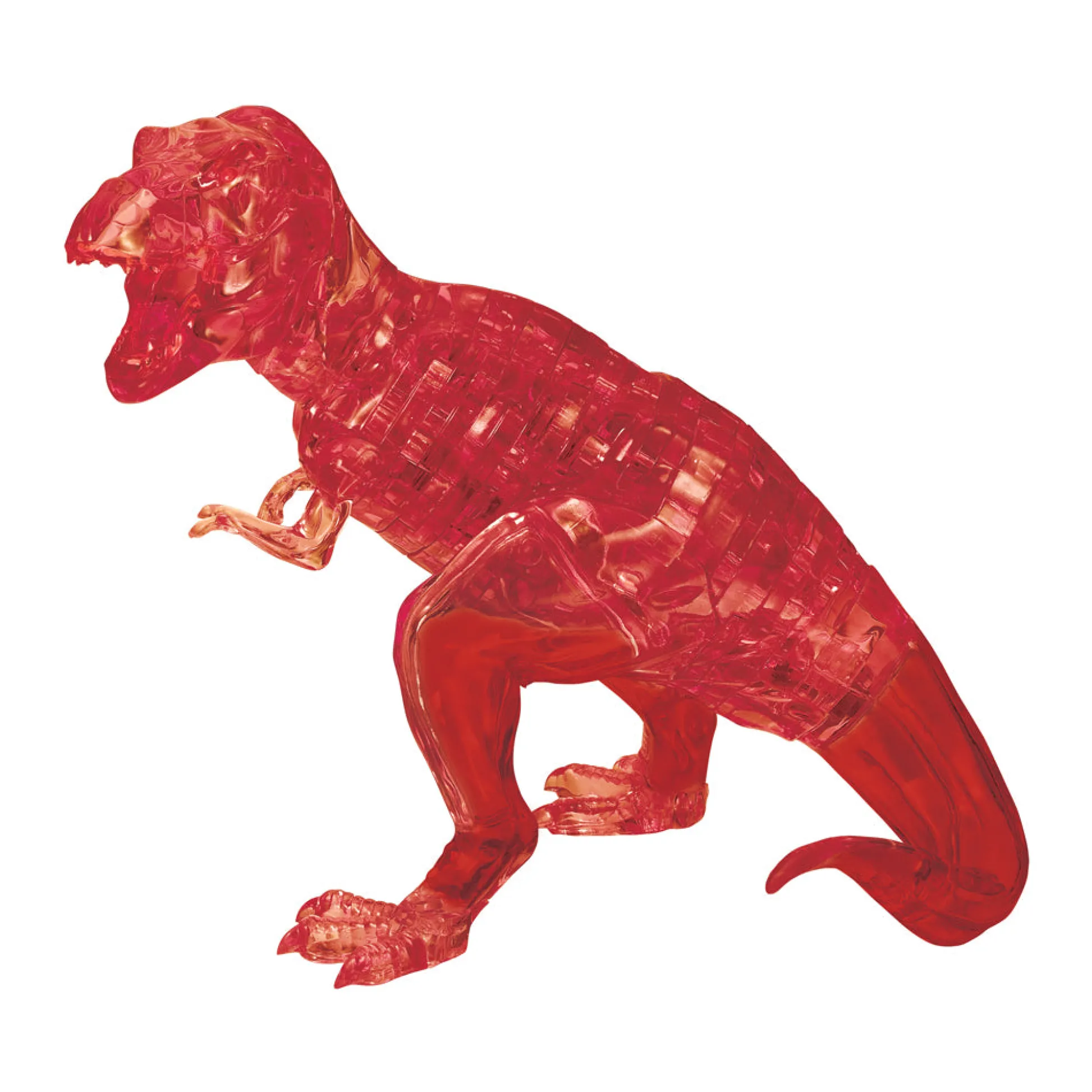 AreYouGame BePuzzled 3D Crystal T-Rex Puzzle - Red, 49 Pieces* Puzzles