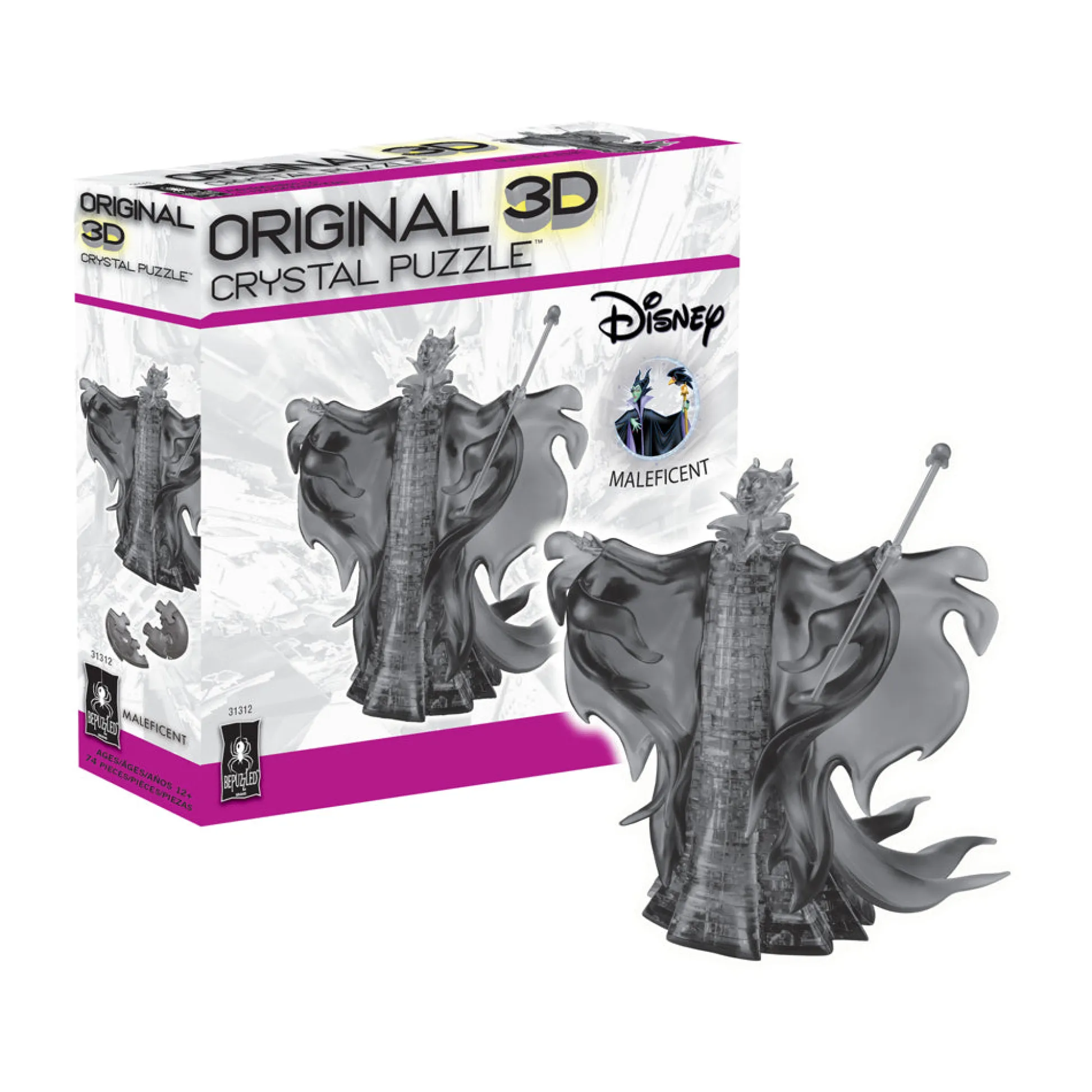 AreYouGame BePuzzled Disney Maleficent 3D Crystal Puzzle - 74 pcs* Puzzles