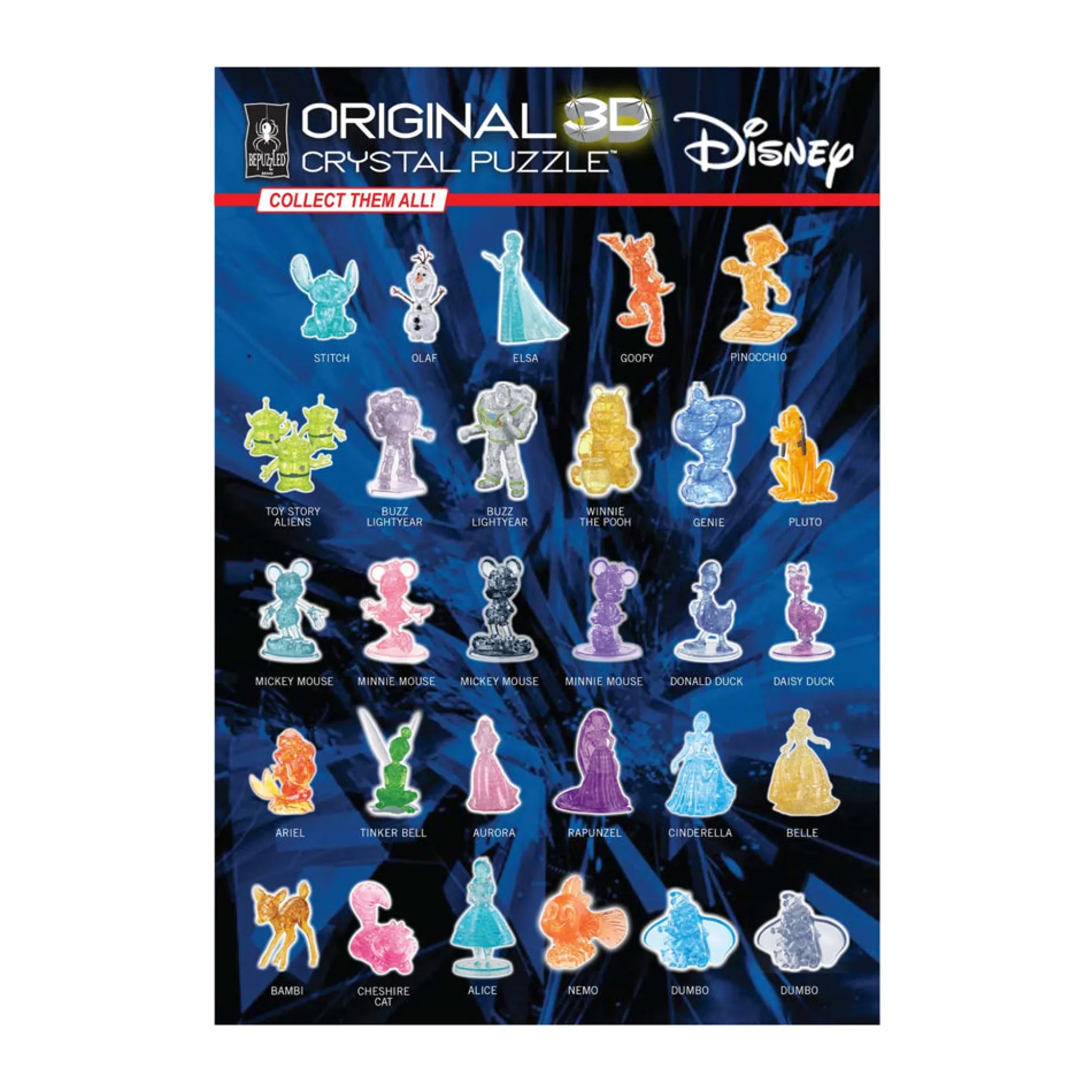 AreYouGame BePuzzled Disney Mickey Mouse 3D Crystal Puzzle - 36 pcs* Puzzles