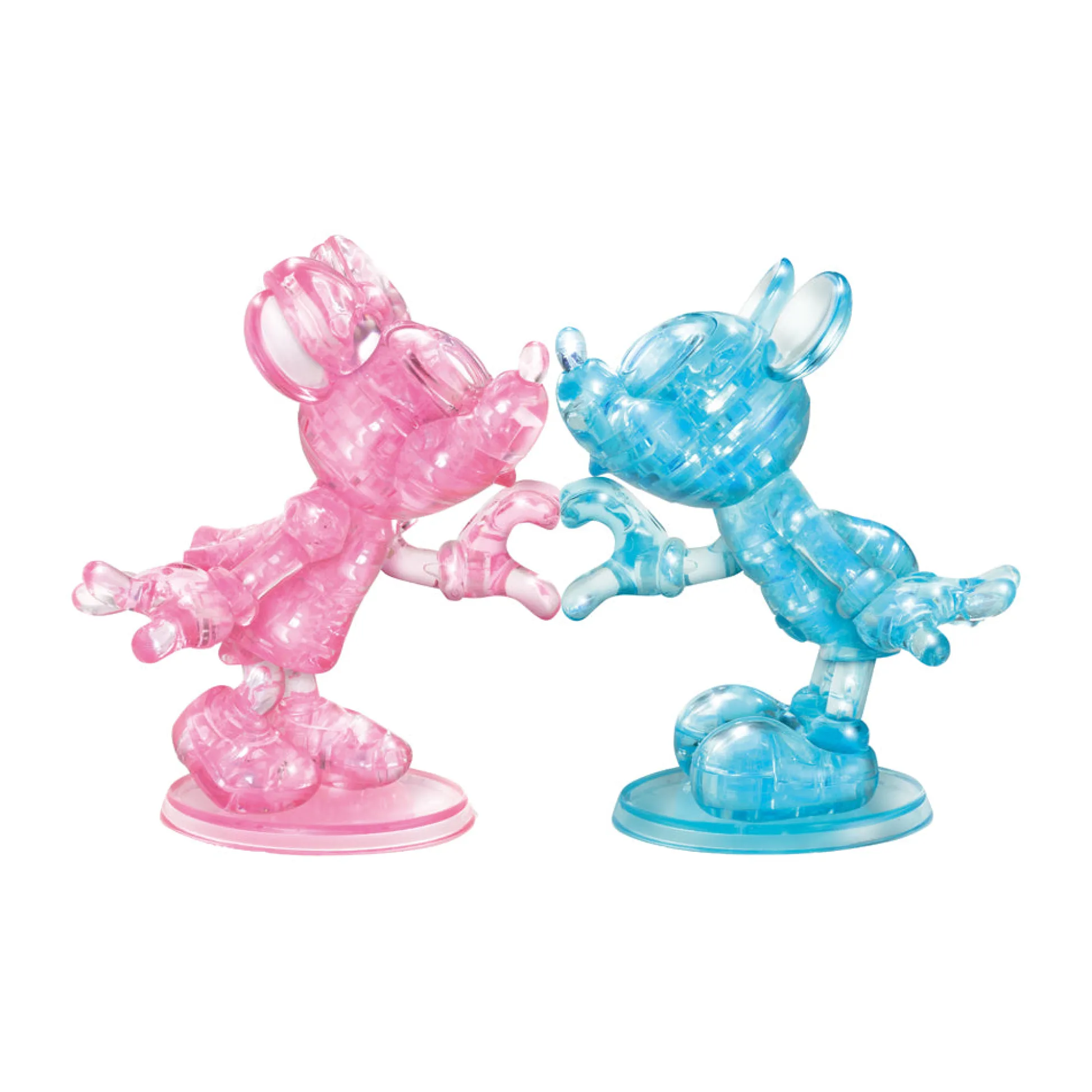 AreYouGame BePuzzled Disney Minnie & Mickey 3D Crystal Puzzle - 68 pcs* Puzzles