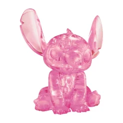 AreYouGame BePuzzled Disney Stitch 3D Crystal Puzzle - Pink, 43 Pieces* Puzzles