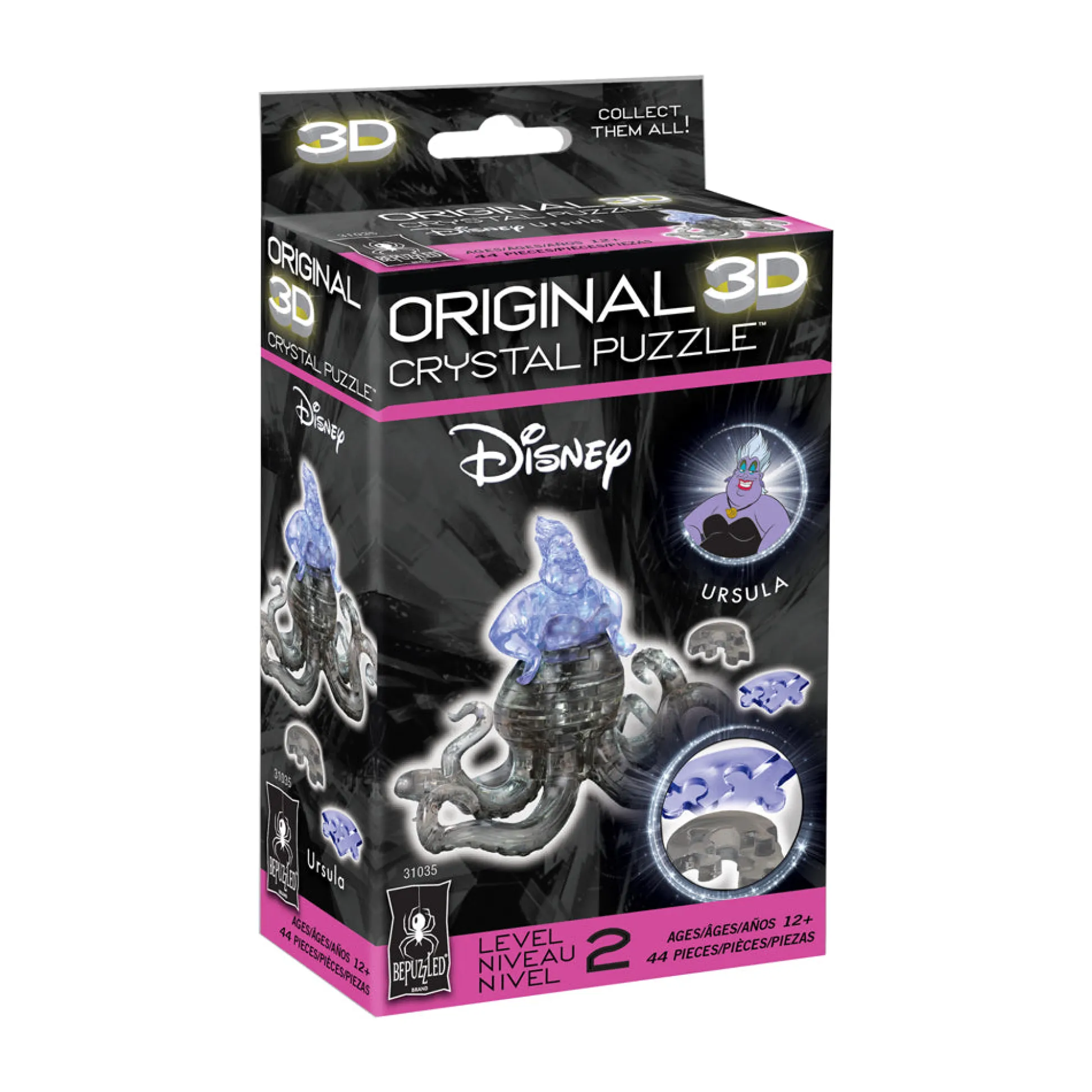 AreYouGame BePuzzled Disney Ursula 3D Crystal Puzzle - 44 pc* Puzzles