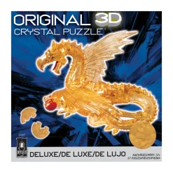 AreYouGame BePuzzled Golden Dragon Deluxe 3D Crystal Puzzle - 57 pc* Puzzles