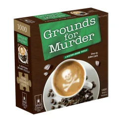 AreYouGame BePuzzled Grounds for Murder Mystery Jigsaw Puzzle - 1000 pc* Puzzles