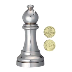 AreYouGame BePuzzled Hanayama Chess Bishop Level 2 Cast Metal Puzzle* Puzzles