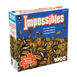 AreYouGame BePuzzled Impossibles Borderless Butterfly Puzzle - 1000 pc* Puzzles