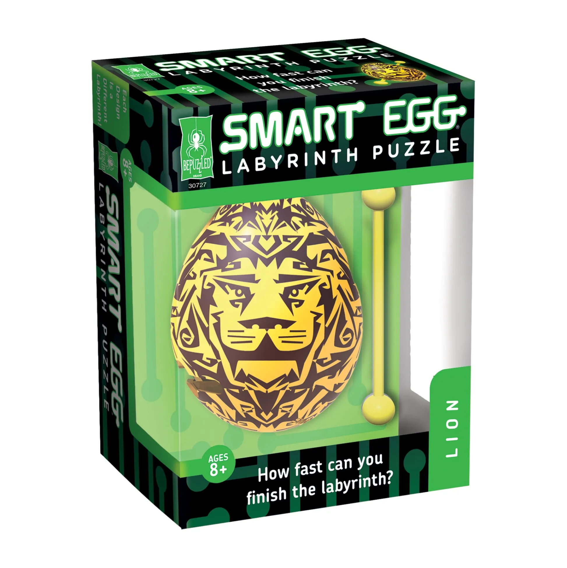 AreYouGame BePuzzled Lion Smart Egg 3D Labyrinth Puzzle - Level 2* Puzzles
