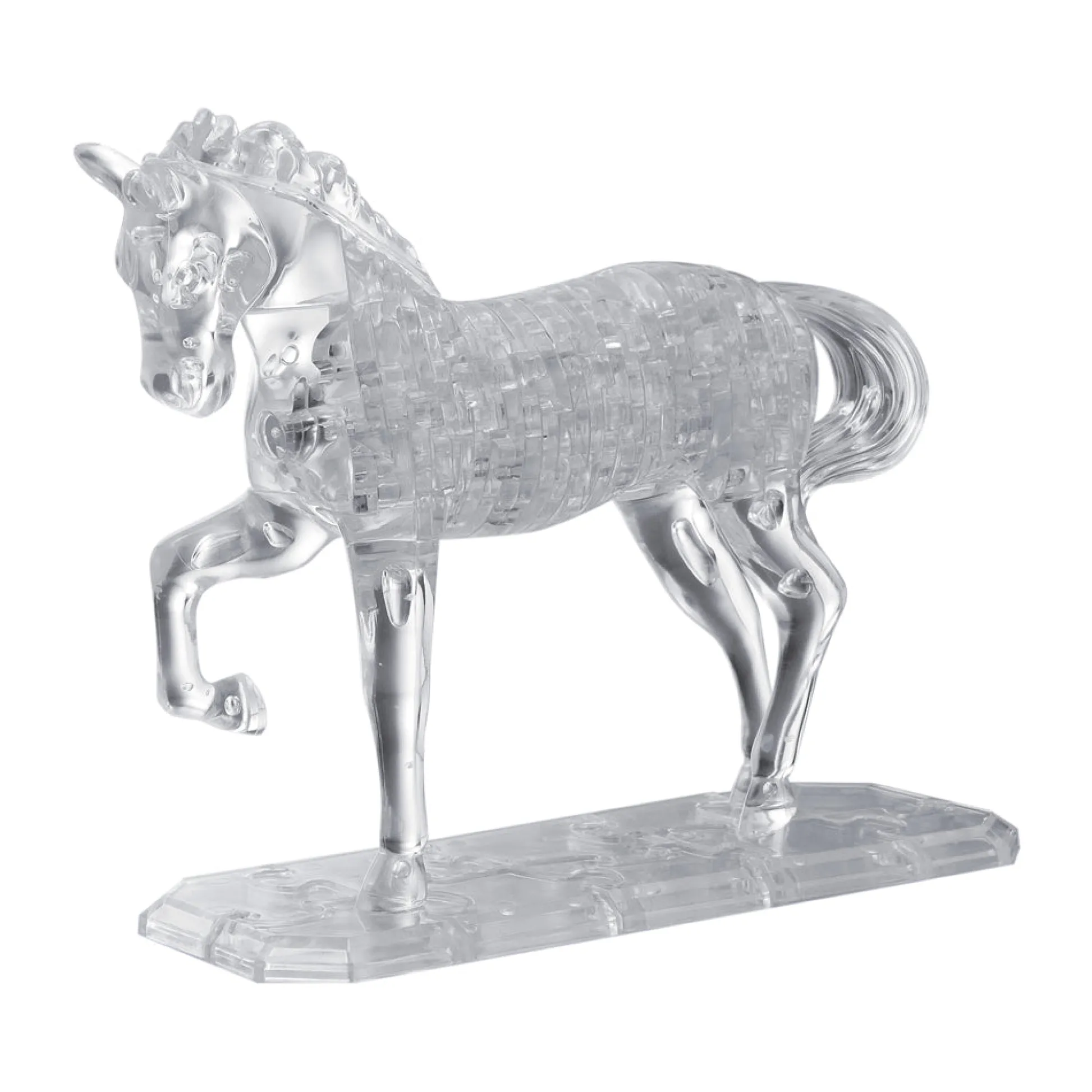 AreYouGame BePuzzled Majestic White Horse 3D Crystal Puzzle - 98 pc* Puzzles