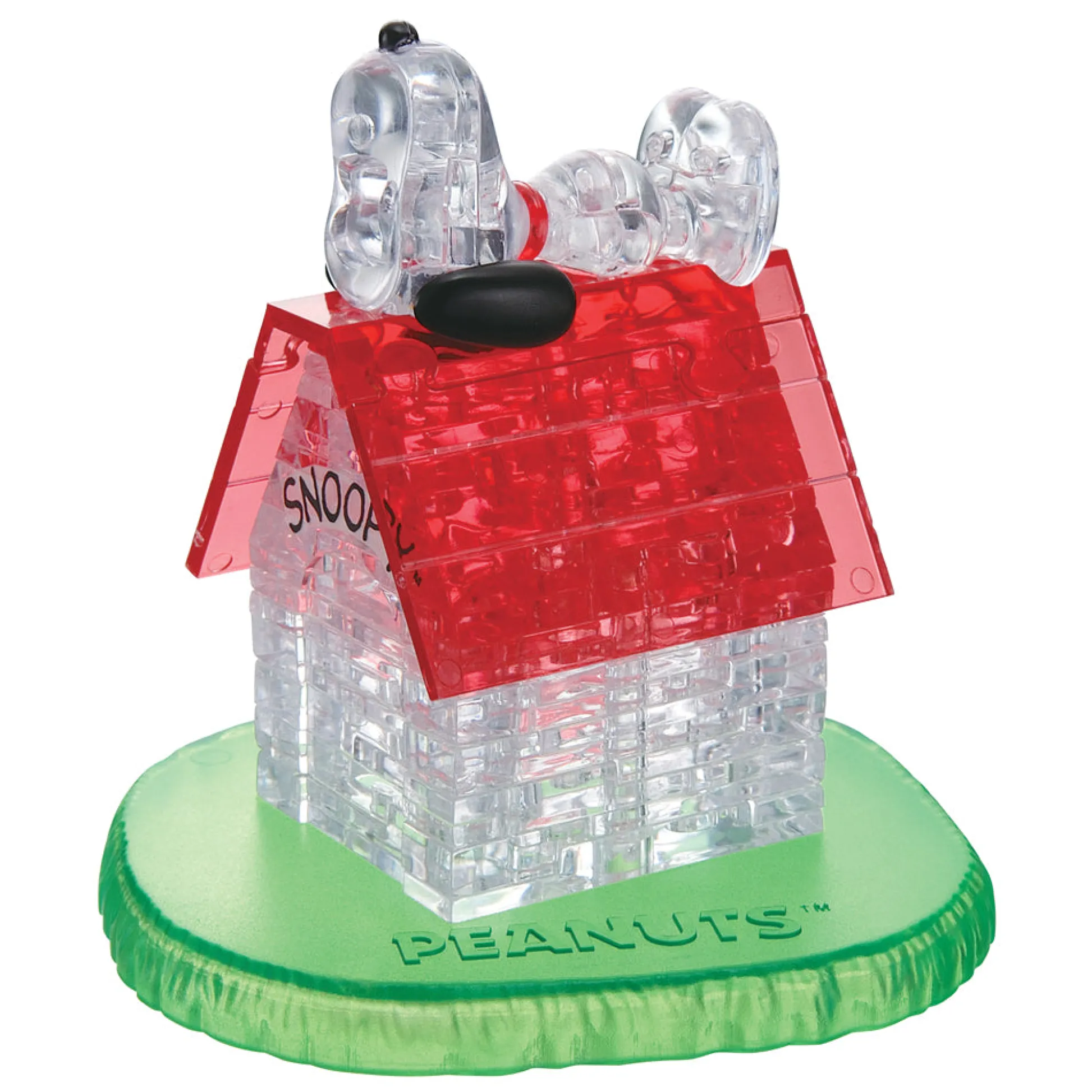 AreYouGame BePuzzled Peanuts Snoopy House 3D Crystal Puzzle - 50 pcs* Puzzles