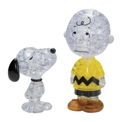 AreYouGame BePuzzled Peanuts Snoopy & Charlie Brown 3D Crystal Puzzle - 77 pcs* Puzzles