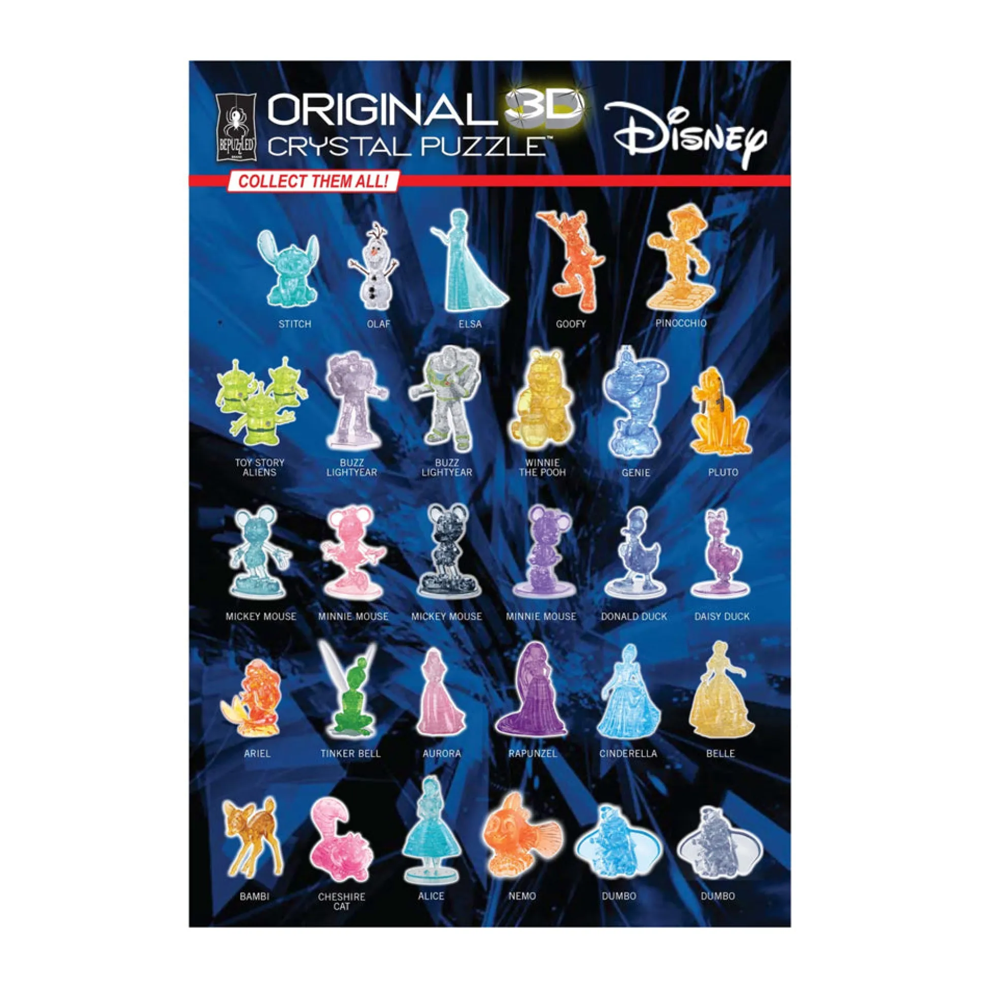 AreYouGame BePuzzled Peanuts Snoopy & Charlie Brown 3D Crystal Puzzle - 77 pcs* Puzzles