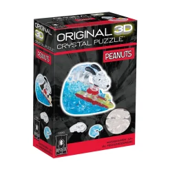 AreYouGame BePuzzled Peanuts Snoopy Surf 3D Crystal Puzzle - 41 pcs* Puzzles