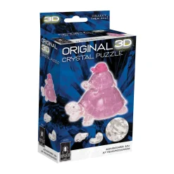 AreYouGame BePuzzled Pink Turtles 3D Crystal Puzzle - 37 Pieces* Puzzles