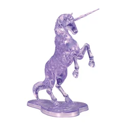 AreYouGame BePuzzled Purple Unicorn Deluxe 3D Crystal Puzzle - 44 pc* Puzzles