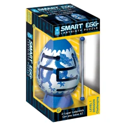 AreYouGame BePuzzled Smart Egg Blue Dragon 2-Layer Labyrinth Puzzle - Challenging Brain Teaser* Puzzles