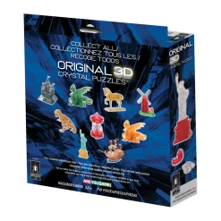 AreYouGame BePuzzled Statue of Liberty 3D Crystal Puzzle - 78 pcs, Clear/Red* Puzzles
